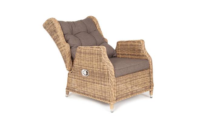 "Форио" кресло раскладное плетеное, цвет соломенный "Форио" кресло раскладное плетеное, цвет соломенный