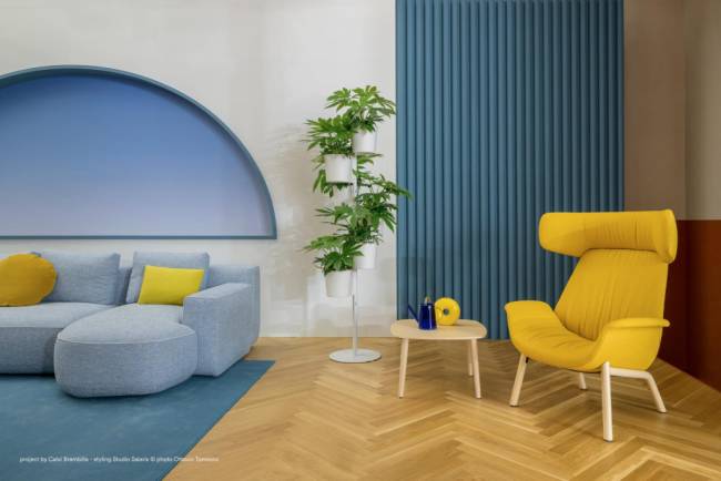 Кашпо пластиковое Hevea терракотовый 510х510х1750 мм