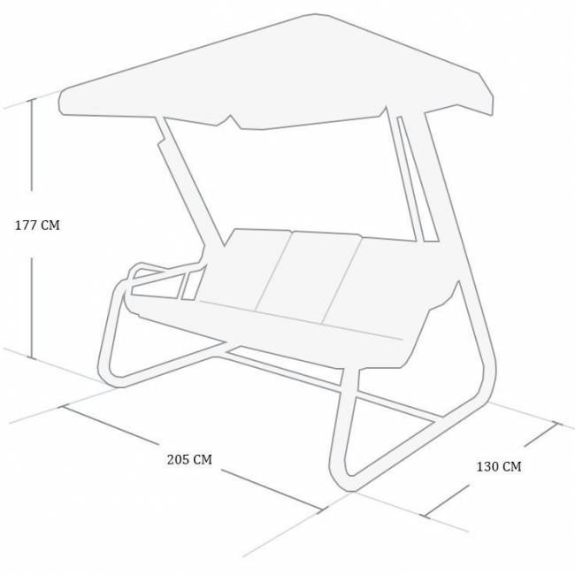 Садовые качели "СЕЛЕНА", орегон Садовые качели "СЕЛЕНА", орегон