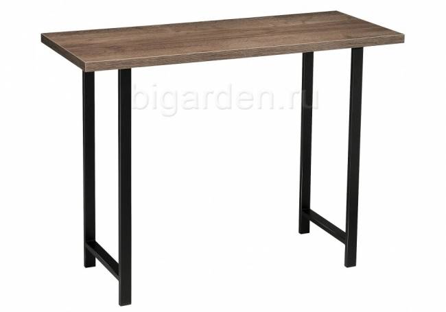 Стол барный Пегас дуб велингтон / черный матовый