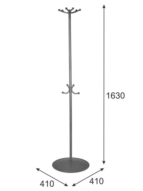 Вешалка напольная Пико 16 металлик