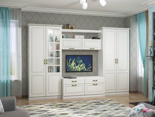 Шкаф Ливерпуль цвет ясень ваниль/белый Шкаф Ливерпуль цвет ясень ваниль/белый