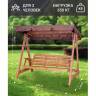 Садовые качели "СЕЛЕНА", палисандр Садовые качели "СЕЛЕНА", палисандр