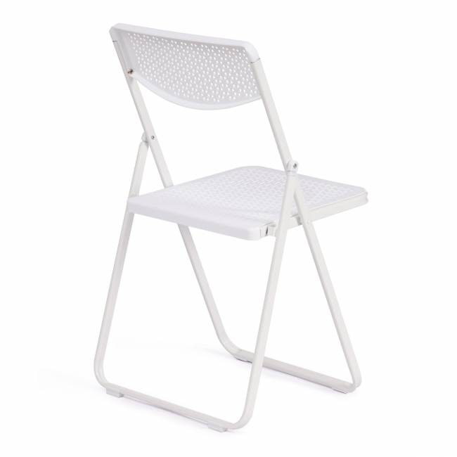Стул складной FOLDER (mod. 3016) каркас: металл, сиденье/спинка: пластик, 48,5 х 48 х 82,5 см, white (белый) (Комплект из 6 шт.) белый каркас: металл, сиденье/спинка: пластик