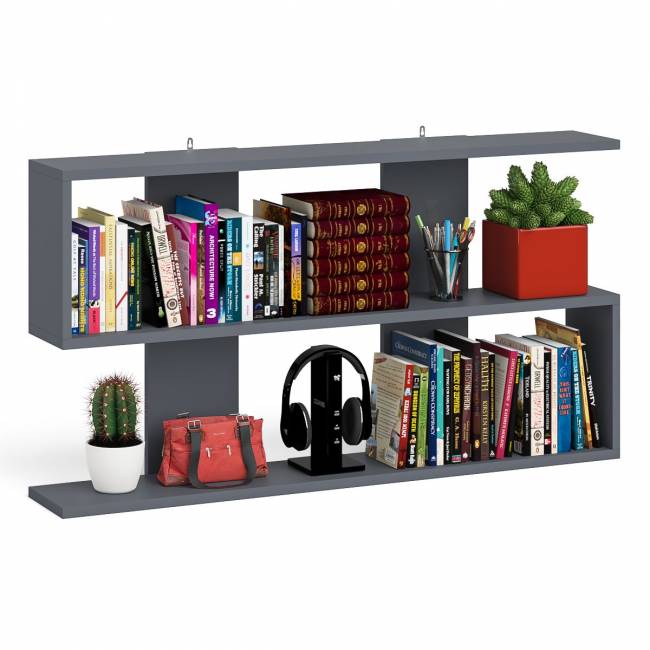 Навесная полка Мори 1200 цвет графит