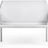Диван пластиковый Net Bench белый 1160х700х860 мм Диван пластиковый Net Bench белый 1160х700х860 мм