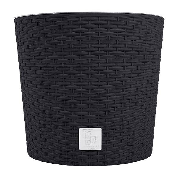 Кашпо для цветов RATO ROUND DRTUS300L-S433 антрацит 2 предмета 15 и 15.3л