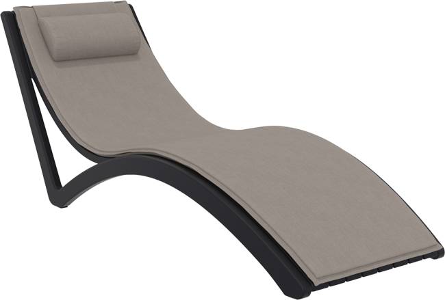 Подушка-подголовник для шезлонга Slim светло-коричневый 410х230х50 мм Подушка-подголовник для шезлонга Slim светло-коричневый 410х230х50 мм