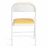 Стул складной FOLDER (mod. 3022G) / 1 шт. в упаковке каркас: металл, сиденье/спинка: экокожа, 46.5 х 47.5 х 79 см, yellow (желтый) / white (белый) желтый, белый каркас: металл, сиденье/спинка: экокожа Стул складной FOLDER (mod. 3022G) / 1 шт. в упаковке каркас: металл, сиденье/спинка: экокожа, 46.5 х 47.5 х 79 см, yellow (желтый) / white (белый) желтый, белый каркас: металл, сиденье/спинка: экокожа