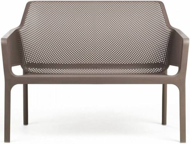 Диван пластиковый Net Bench тортора 1160х700х860 мм Диван пластиковый Net Bench тортора 1160х700х860 мм