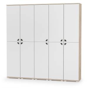 Глухие шкафы Бостон № 50 цвет дуб эндгрейн элегантный/фасады МДФ милк рикамо софт Глухие шкафы Бостон № 50 цвет дуб эндгрейн элегантный/фасады МДФ милк рикамо софт