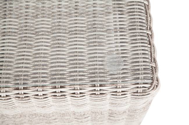 "Кон Панна" столик журнальный из искусственного ротанга, цвет бежевый