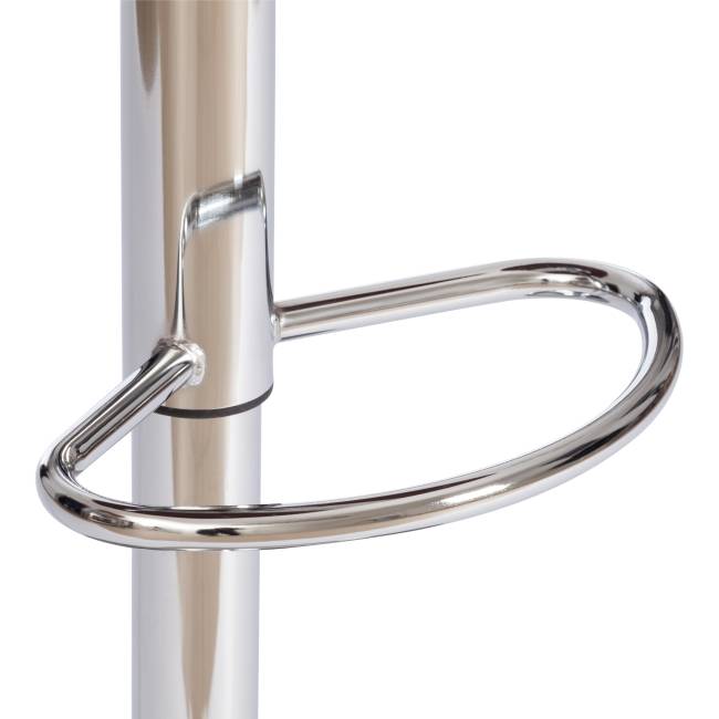 Барный стул Lando/Ландо (мод.4036) металл/дерево/ткань, 59х51х93-114см, высота сиденья 62-83см, серый/орех/хром, Аймкаса 28 орех темный, серый металл/дерево/ткань