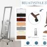 Зеркало напольное BeautyStyle 27 средне-коричневый 135 см х 42,5 см
