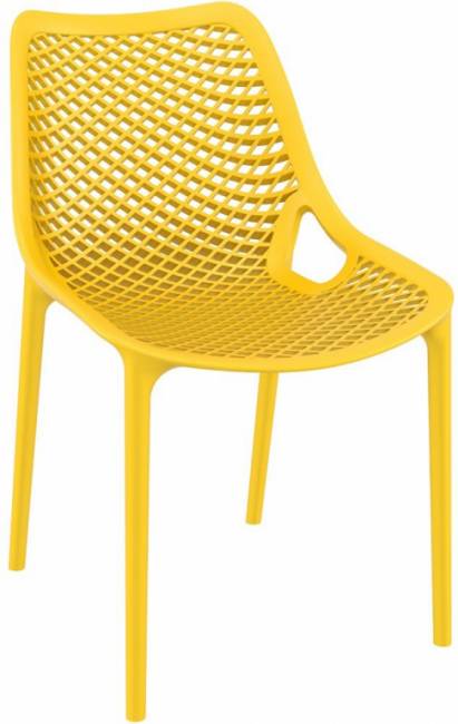 Стул пластиковый Air желтый 500х600х820 мм