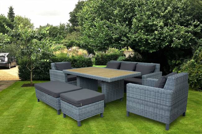 MOKKA BELLA диван 3-х местный, серый MOKKA BELLA диван 3-х местный, серый