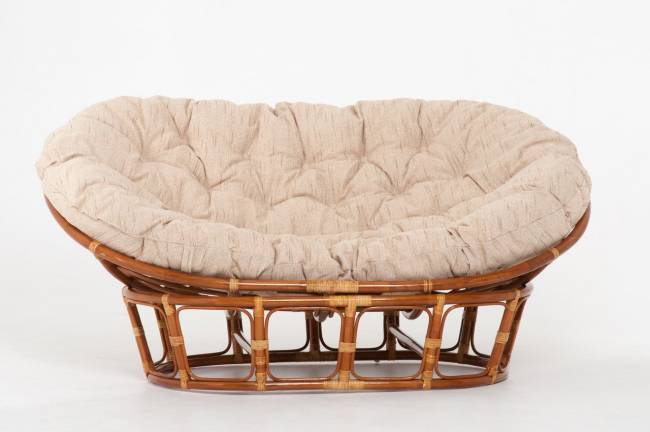 Кресло "MAMASAN" коньяк  рогожка