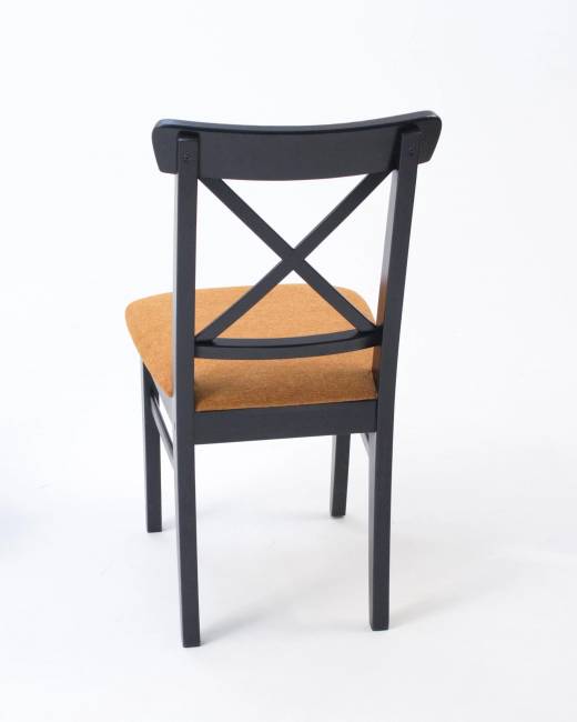 Стул Ингольф ПМ чёрный/карри