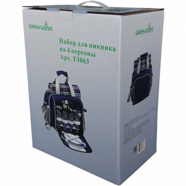 Набор для пикника Green Glade Т3063 20л / 31 предмет