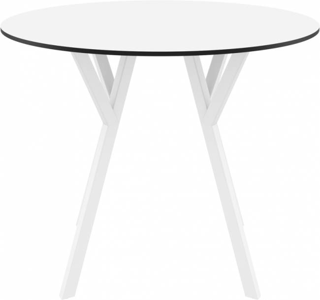 Стол пластиковый Max Table Ø90 белый Ø900х740 мм
