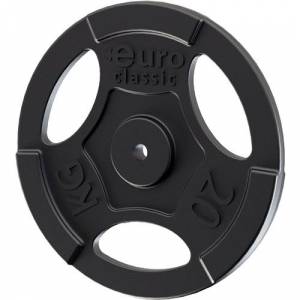 Диск чугунный EURO-CLASSIC окрашенный d-26 20 кг Диск чугунный EURO-CLASSIC окрашенный d-26 20 кг