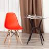 Стул Сindy Eames/Синди Имс (мод. 1801)/1 шт. в упаковке дерево бук/металл/сиденье пластик, 45х51х82см, красный красный дерево бук/металл/сиденье пластик