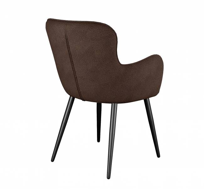 Стул DikLine 503 поворотный SB3 шоколад, ножки черные Стул DikLine 503 поворотный SB3 шоколад, ножки черные