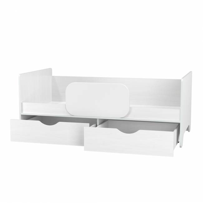 Кровать с ящиками Уна 11.22 цвет белый