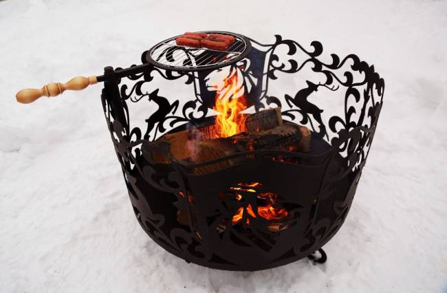 Костровая чаша "Лев"