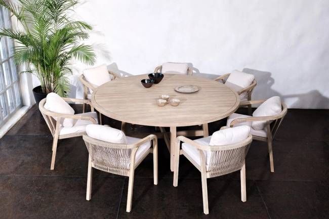 Обеденная группа RIMINI M круглый стол Обеденная группа RIMINI M круглый стол