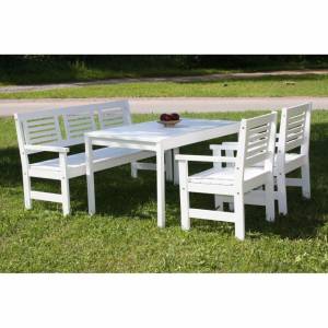 Набор мебели Хольмен из сосны, светло-серый Набор мебели Хольмен из сосны, светло-серый