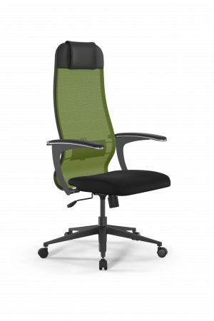 Кресло Sit 10 B1-111U - X2+UMF(X1) /Ub00/Wh00/U0mL-b(M09.B11.G19.W02), зеленый-черный