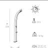Душ солнечный Spring A 120 120х260х2260 мм