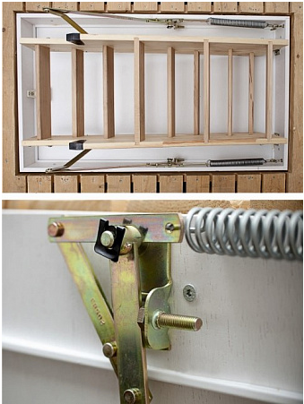 Чердачная складная лестница ClickFIX 120x60