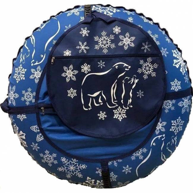 Санки надувные "Ватрушка" Серия Стандарт Принт ВССП/2М МС 95 см