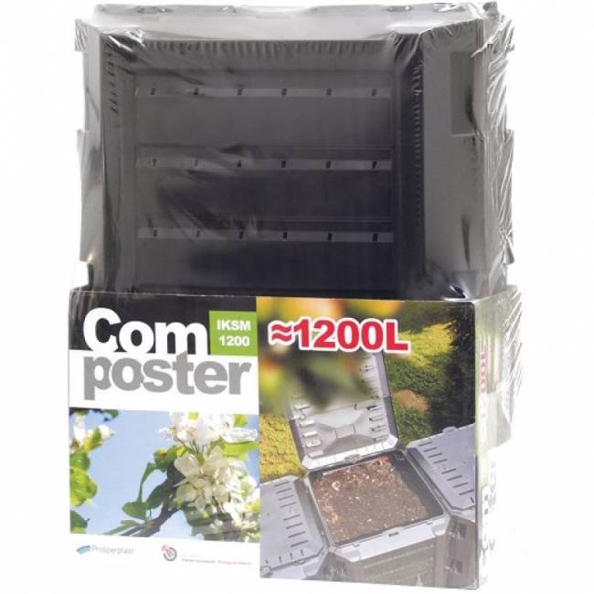 Компостер Prosperplast Module 1200 л, черный Компостер Prosperplast Module 1200 л, черный