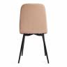 Стул Арк/Arc велюр/металл, 46х52х88см, бежевый/черный бежевый Велюр/металл Стул Арк/Arc велюр/металл, 46х52х88см, бежевый/черный бежевый Велюр/металл