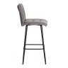 Барный стул  Medeo/Медео велюр, серый, 29, 45х56х113 см серый велюр