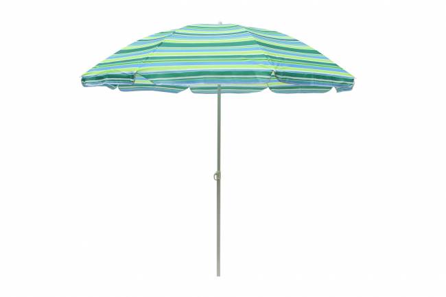 Зонт 2,0м бирюзовая полоска