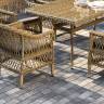 "Амароне" обеденная группа из искусственного ротанга на 6 персон, цвет соломенный "Амароне" обеденная группа из искусственного ротанга на 6 персон, цвет соломенный