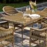"Амароне" обеденная группа из искусственного ротанга на 6 персон, цвет соломенный "Амароне" обеденная группа из искусственного ротанга на 6 персон, цвет соломенный