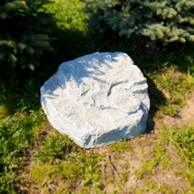 Искусственный валун "ЛЮКС", D80-2, светло-серый Искусственный валун "ЛЮКС", D80-2, светло-серый