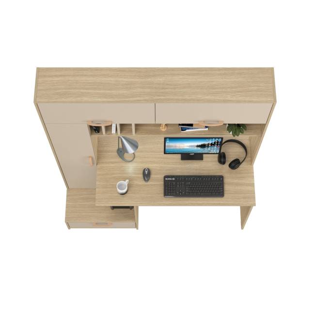 Компьютерный стол Лайт 03.243Н цвет плэйн/сатин