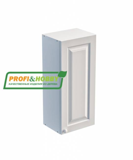 Шкаф навесной 400 х 300 х 900 филенка, сосна, эмаль