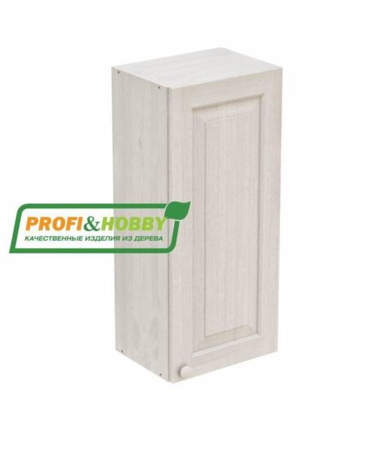 Шкаф навесной 400 х 300 х 900 филенка, сосна, эмаль