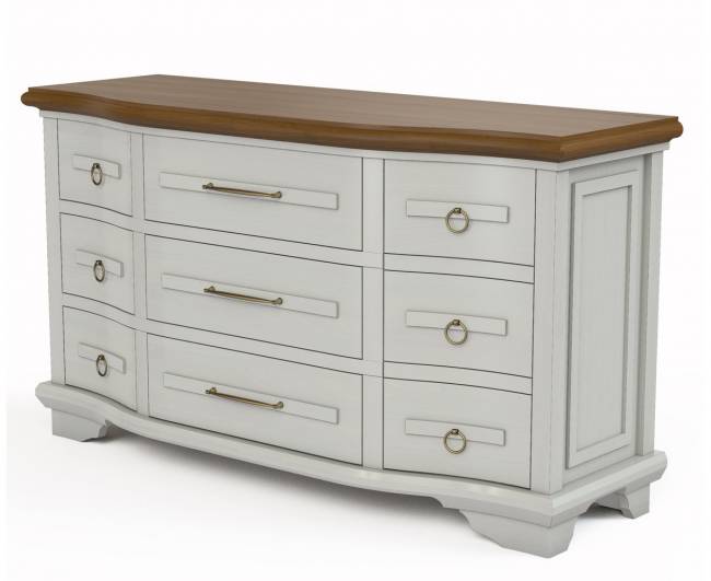Комод "Мирано" с дубовой столешницей