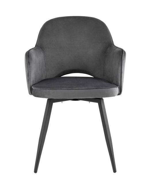 Стул Венера вращающийся велюр серый 2 шт Стул Венера вращающийся велюр серый 2 шт