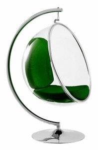 Кресло подвесное Hanging Bubble Chair Зеленое Экокожа Кресло подвесное Hanging Bubble Chair Зеленое Экокожа