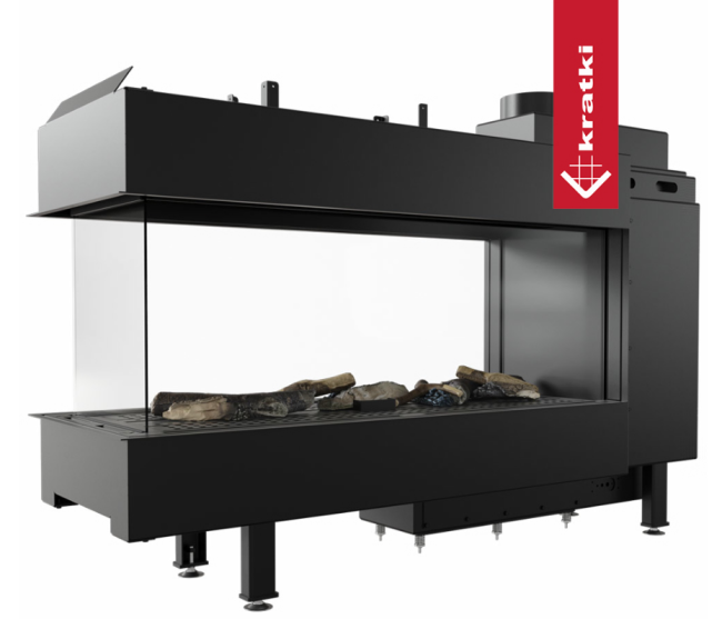 Газовая топка Kratki Pro LEO/LP/100/TUNEL/G20 (магистральный газ)