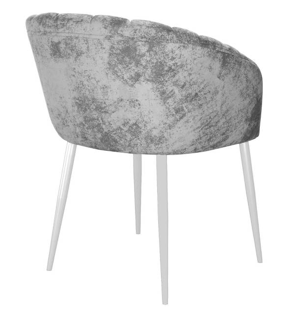 Стул DikLine 442 поворотный, M13 светло-серый, ножки белые Стул DikLine 442 поворотный, M13 светло-серый, ножки белые